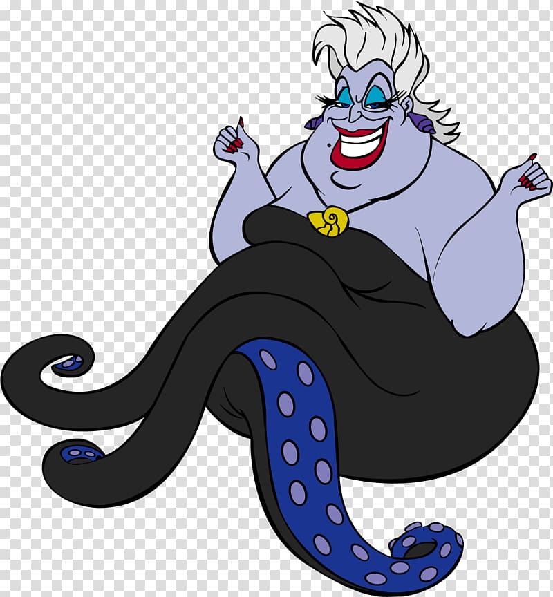 Ursula Ariel The Little Mermaid Villain Transparent