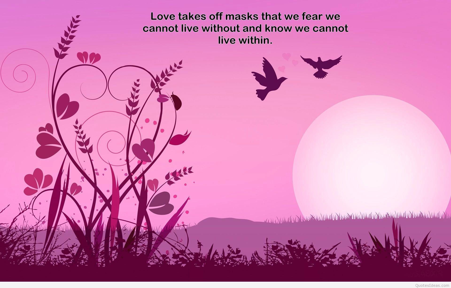Love Quotes With Background Image