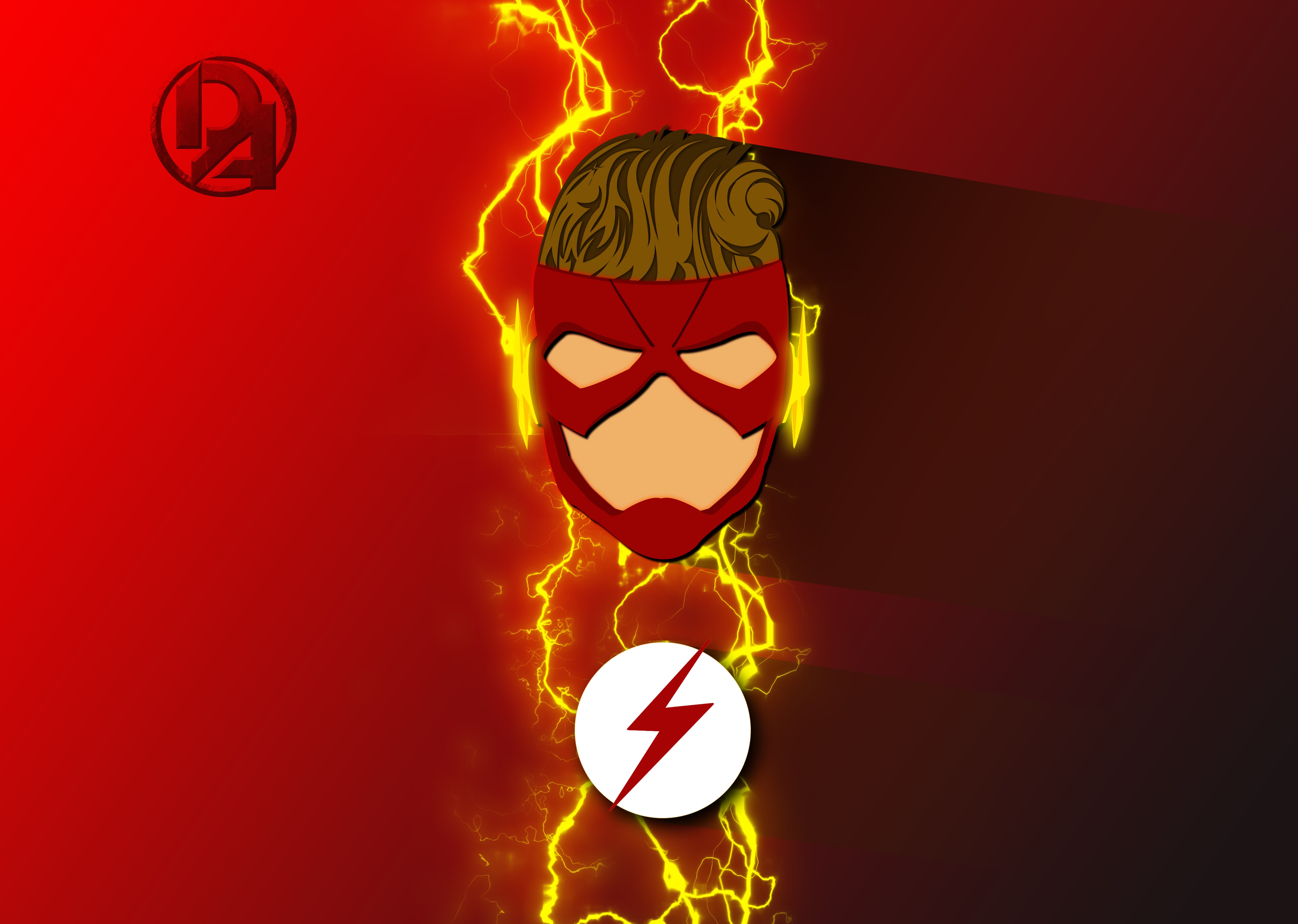 Wally West Refined Costume Artwork Wallpaper And Stock