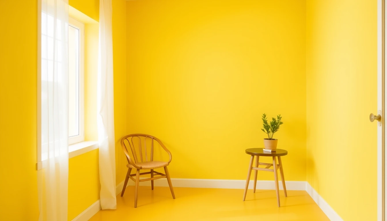 Solid Yellow Wallpaper