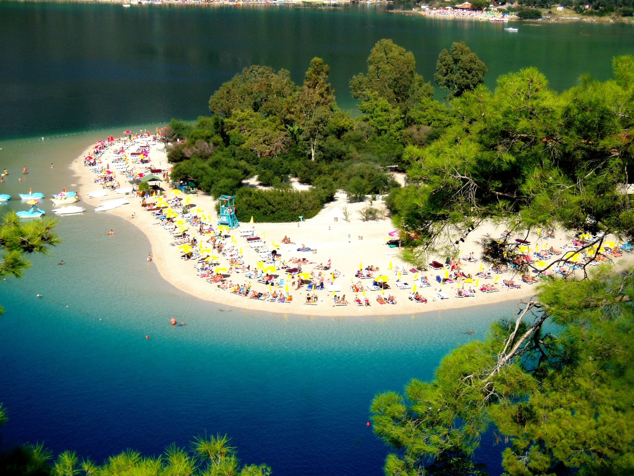 Relax On The Beach In Fethiye Turkey Desktop Wallpaper