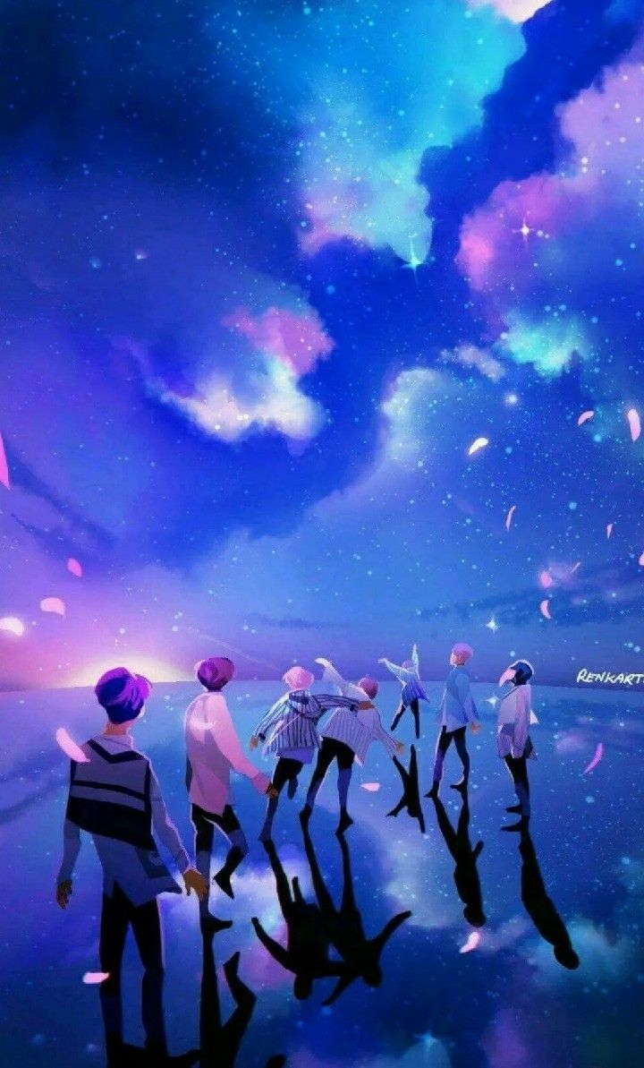 Bts Anime Wallpaper