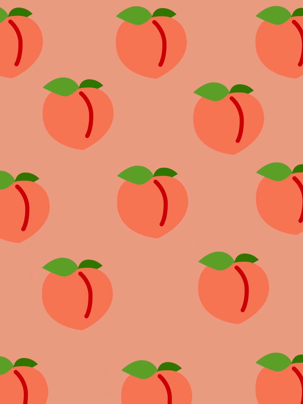 Peach Aesthetic Wallpaper On