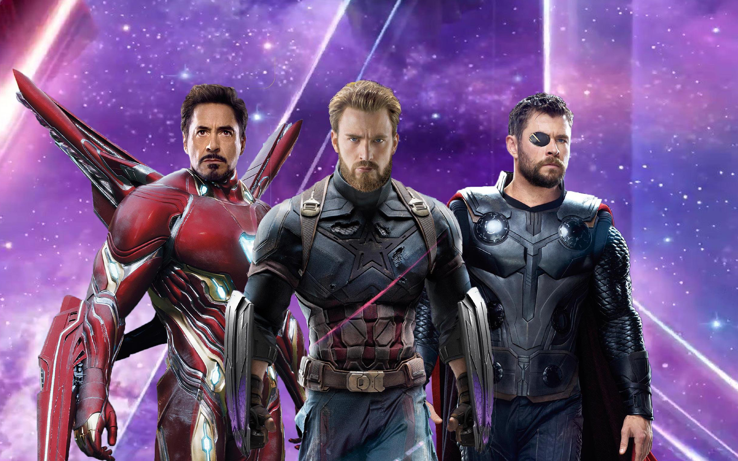 Avengers Infinity Captain America Widescreen Desktop Wallpaper