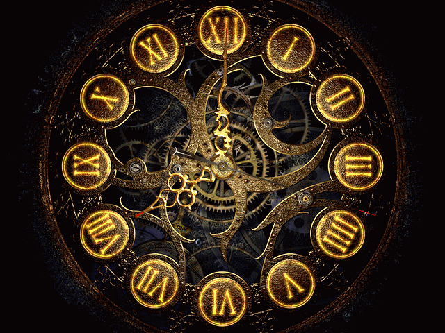 Mechanical clock 3d screensaver and animated wallpaper   Download free