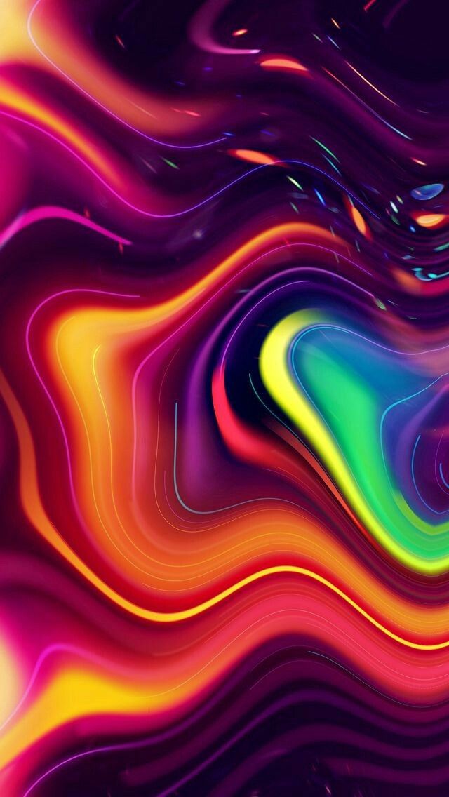 Wavy Psychedelic Wallpaper Live iPhone Trippy