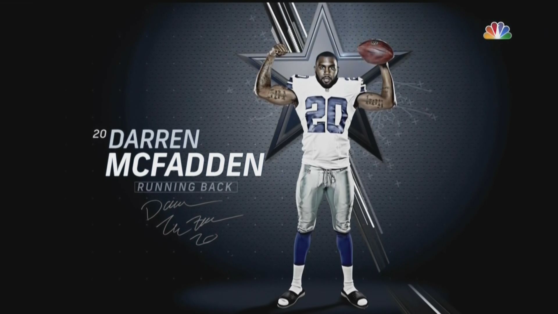 Darren Mcfadden Dresses Like Your Dad In Snf Promo Photo