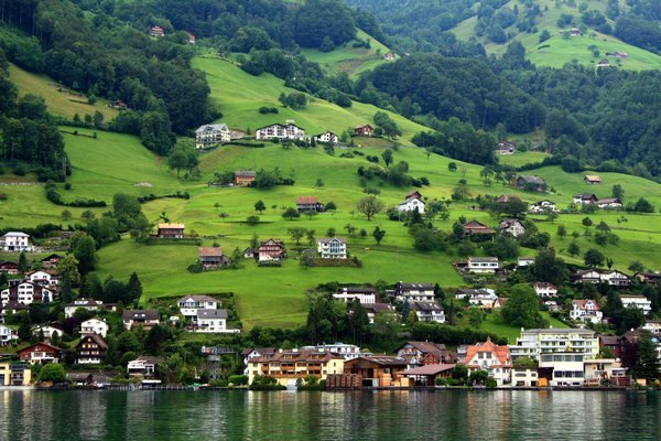 Picturesque Swiss Village Photo