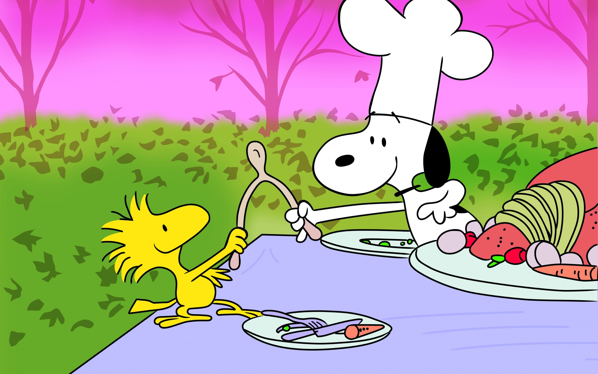 Snoopy Wallpaper 4k Thanksgiving 5k Peanuts