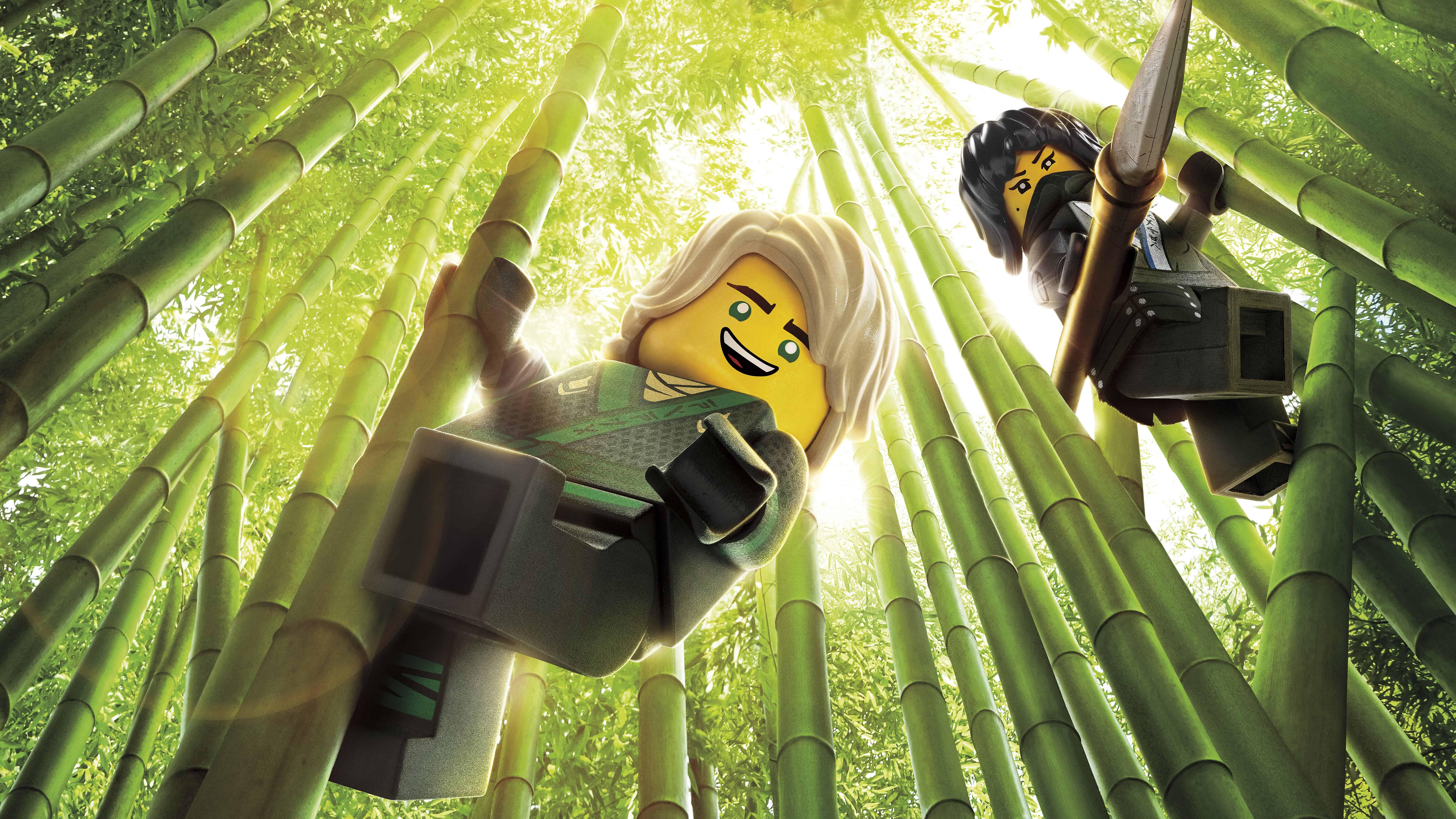 The Lego Ninjago Movie Nya Lloyd UHD 8k Wallpaper