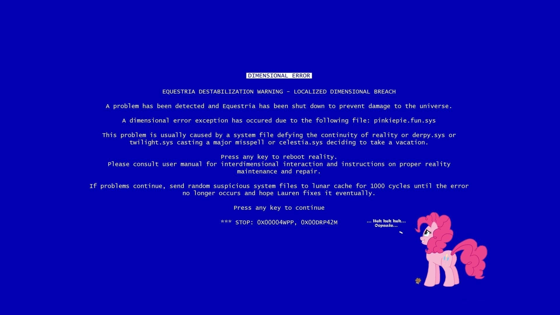Download Wallpapers Download 1920x1080 my little pony blue screen of