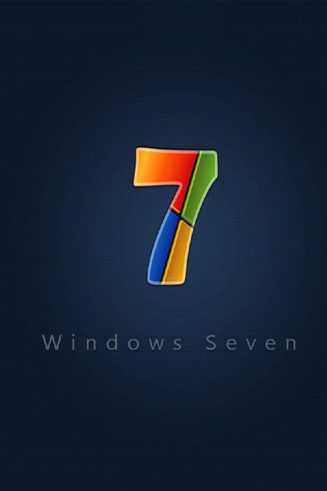 Your iPhone 3gs HD Windows Seven Wallpaper Background