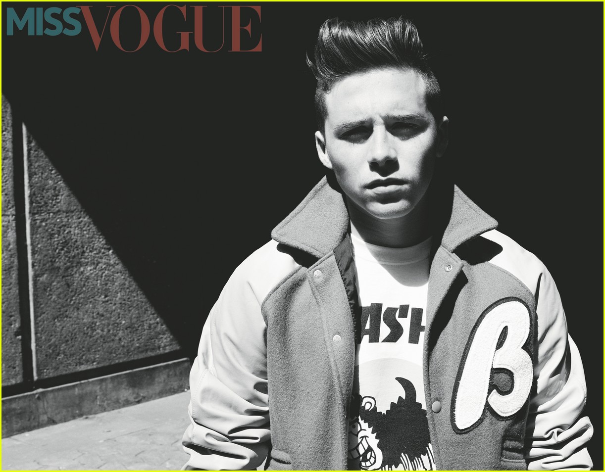 Brooklyn Beckham Looks So Handsome For Miss Vogue