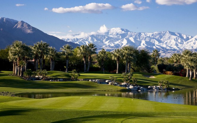 Golf Courses in in Palm Springs wallpaper   Lakes   Nature   Wallpaper
