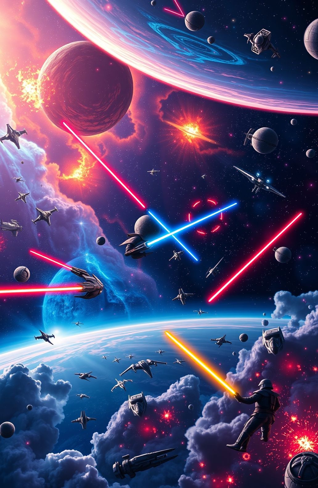 Dual Screen Wallpaper Star Wars