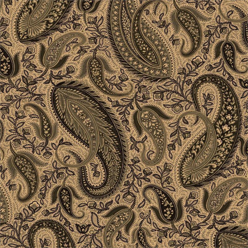 Charcoal Modern Paisley Wallpaper Traditional