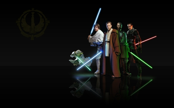 Star Wars Jedi Luke Skywalker Yoda Obiwan Kenobi