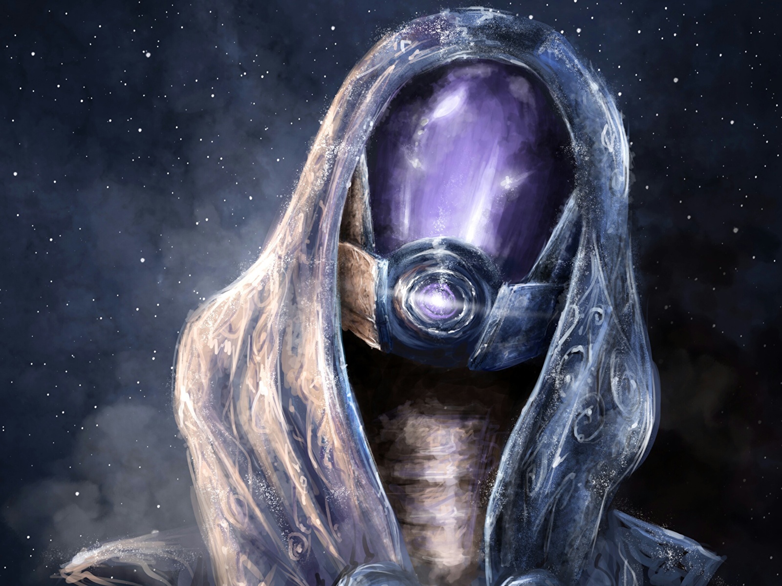 Image Tali Zorah Mass Effect Helmet Vdeo Game