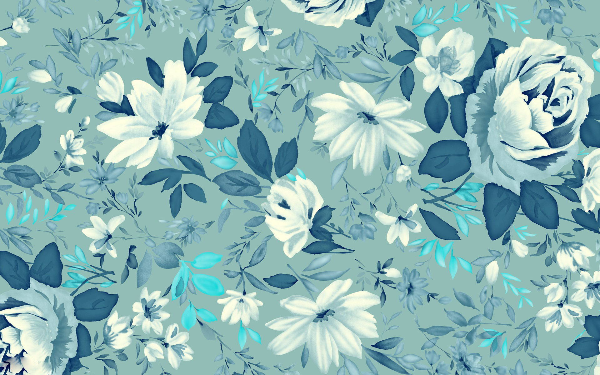 File Name Awesome Floral Pattern HD Wallpaper