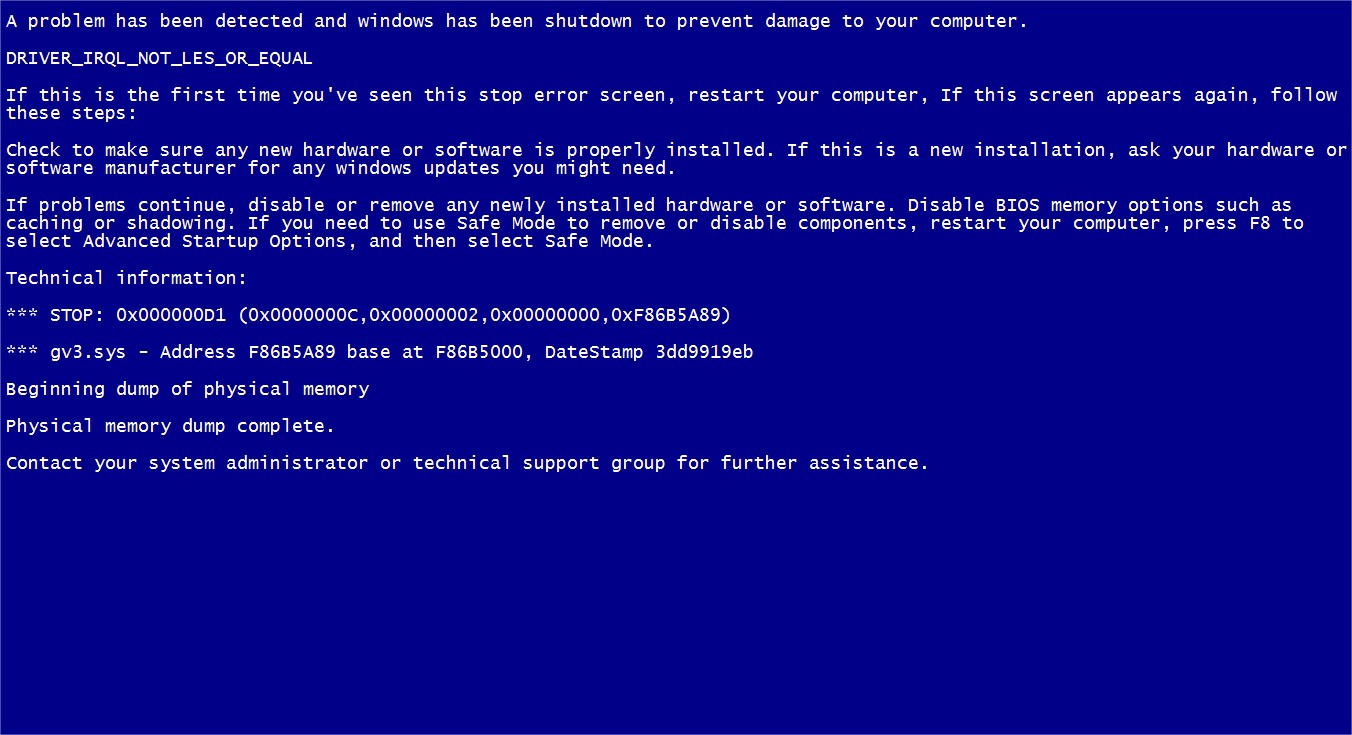 To Exit From Fake Blue Screen Of Death Press Ctrl Alt Delete Then