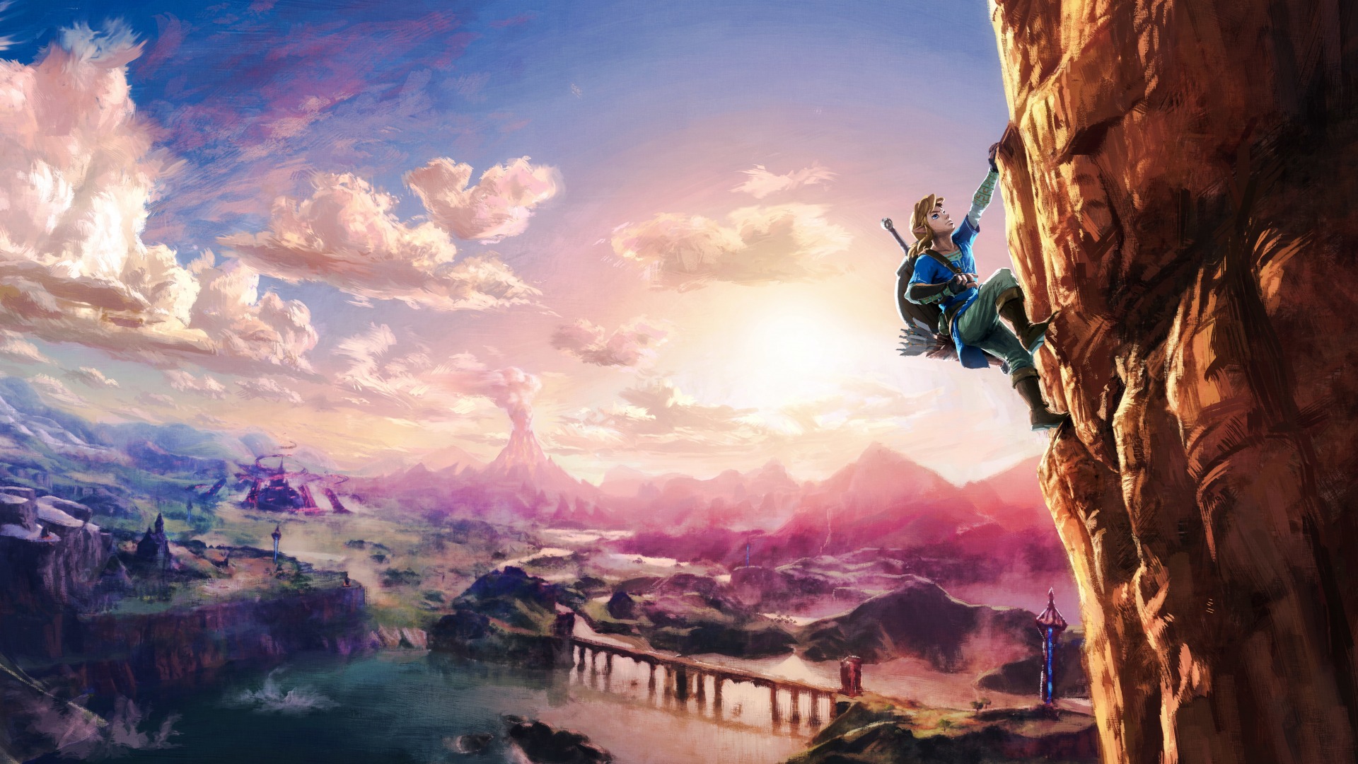 Wallpaper The Legend Of Zelda Climbers Breath Wild