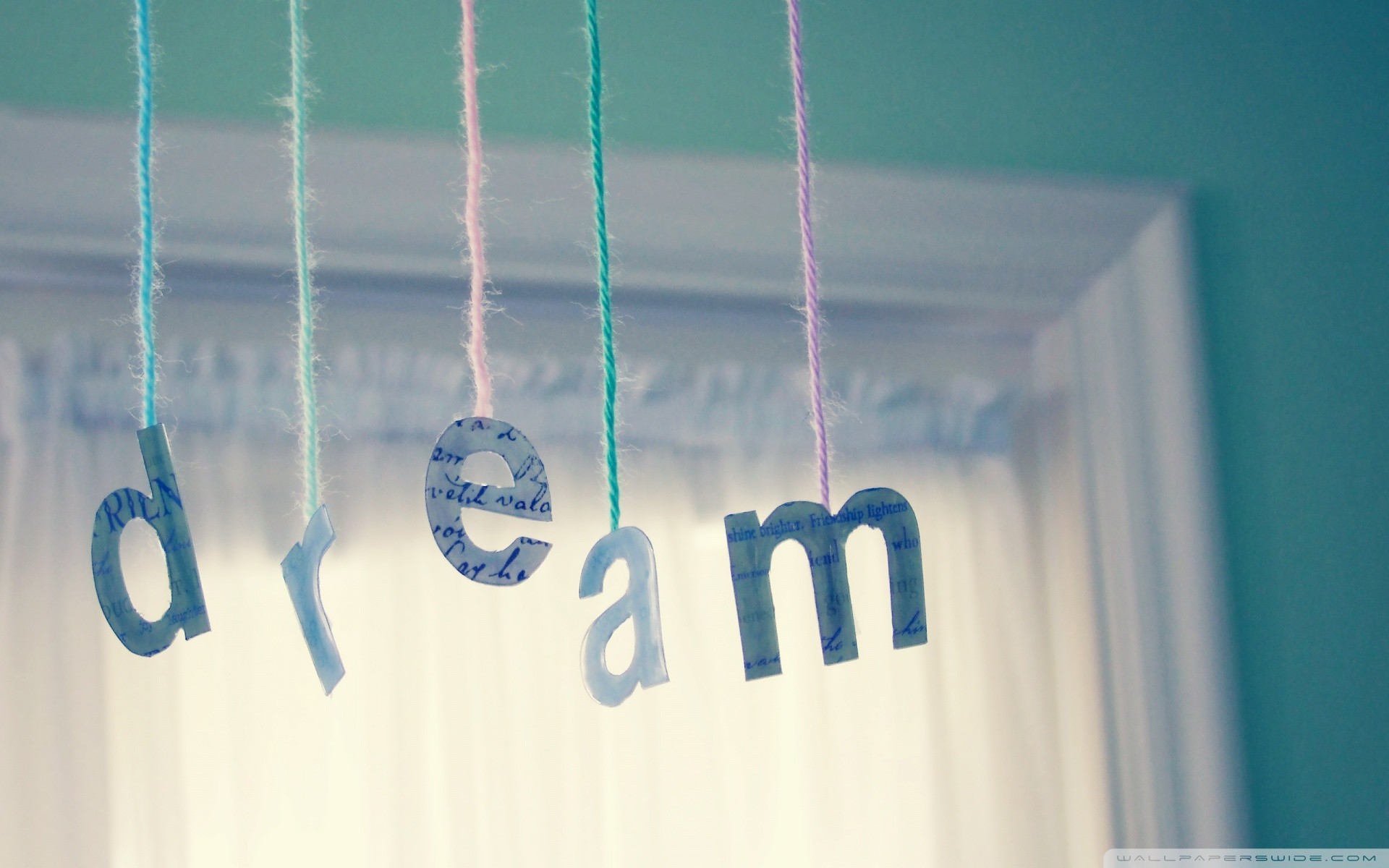 Dream Baby Toy Letters Wallpaper Stock