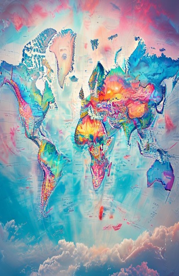 World Map Hd Wallpaper