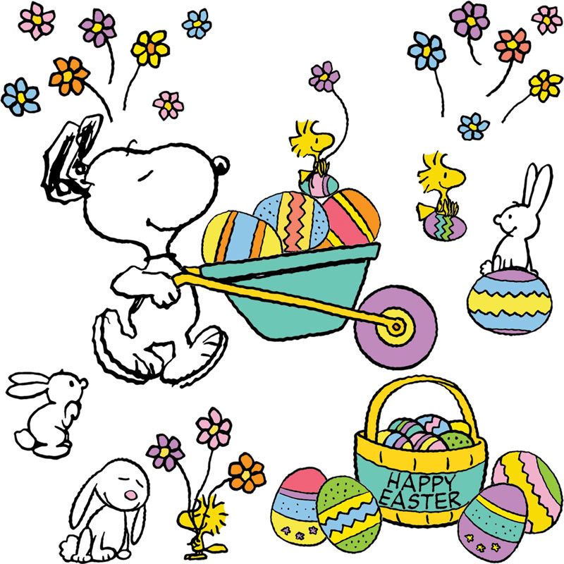 Peanuts It S The Easter Beagle Bulletin Board Set