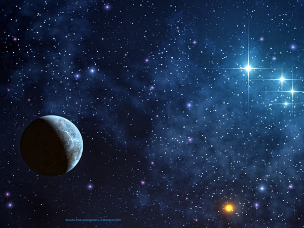 Shinning Stars Space Picture Desktop Background