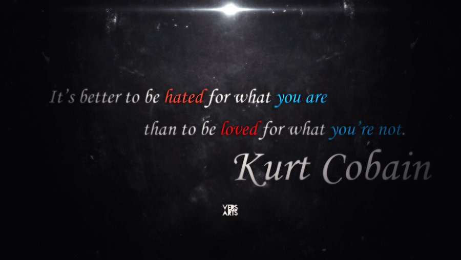 Kurt Cobains quote by VersArts on