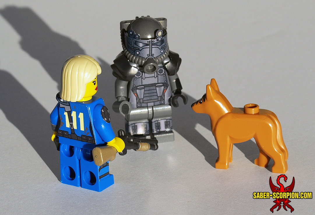 Lego Fallout Survivor T60 Power Armor Dogmeat By Saber Scorpion