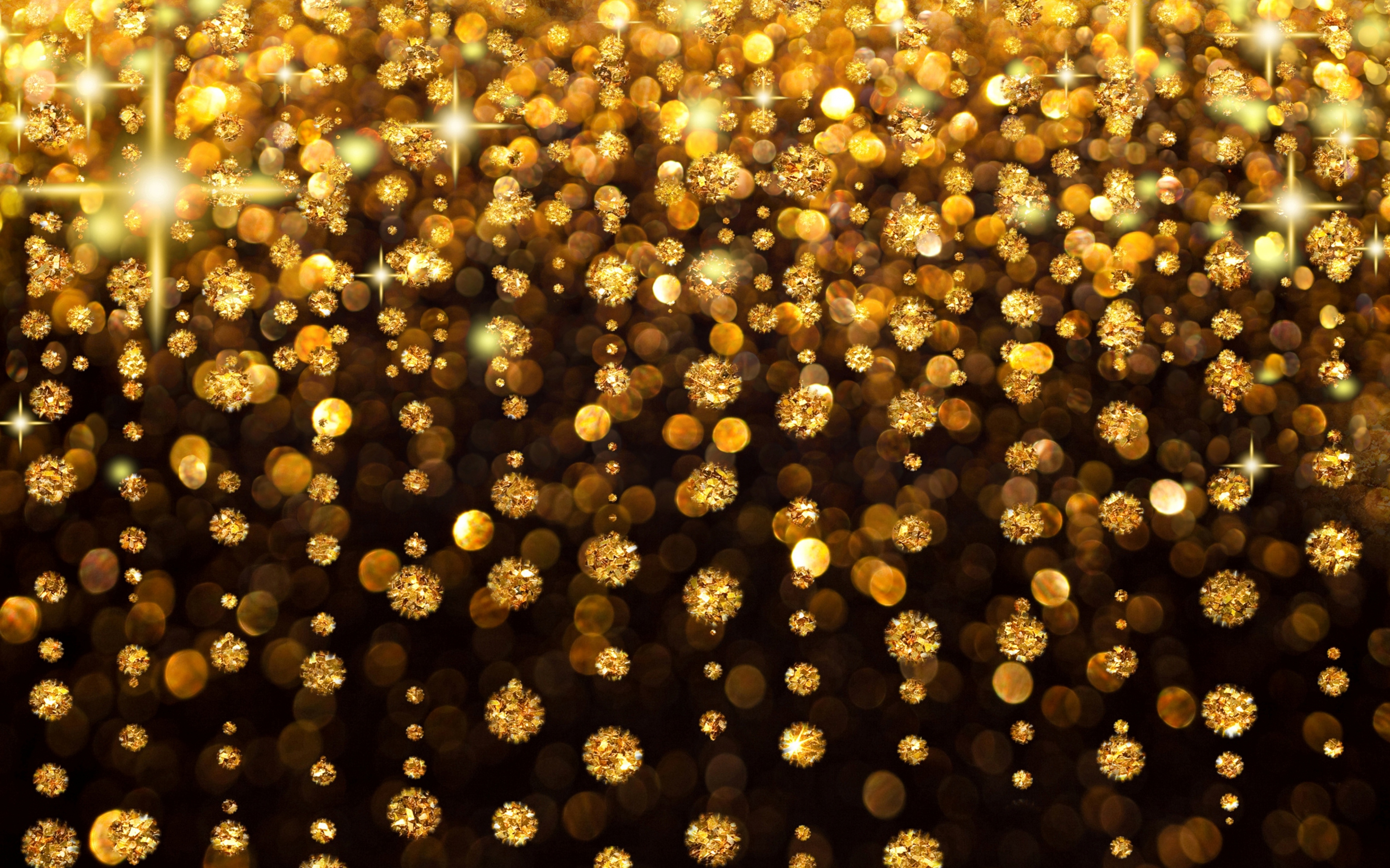 Gold Glitter Wallpaper HD
