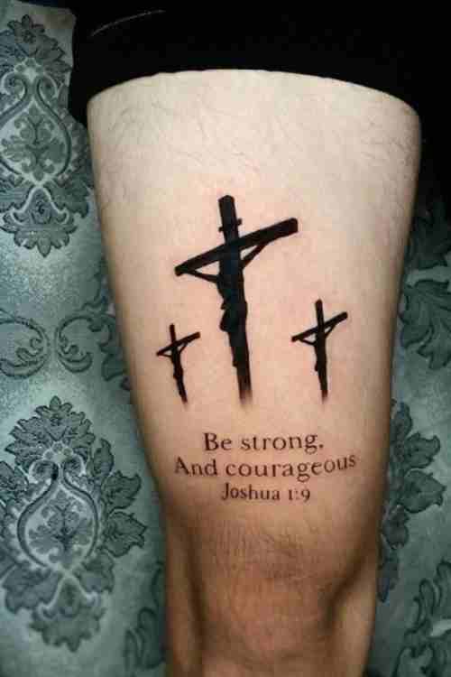 Psalm Cross Tattoo By The8tattoostudio Wallpaper