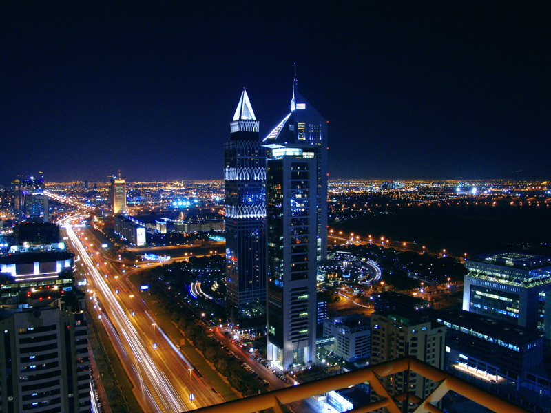 Dubai city at Night