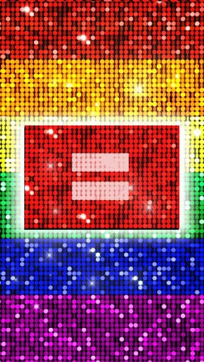 Gay Pride Marriage Equality Live Wallpaper With Bling Show Off Your