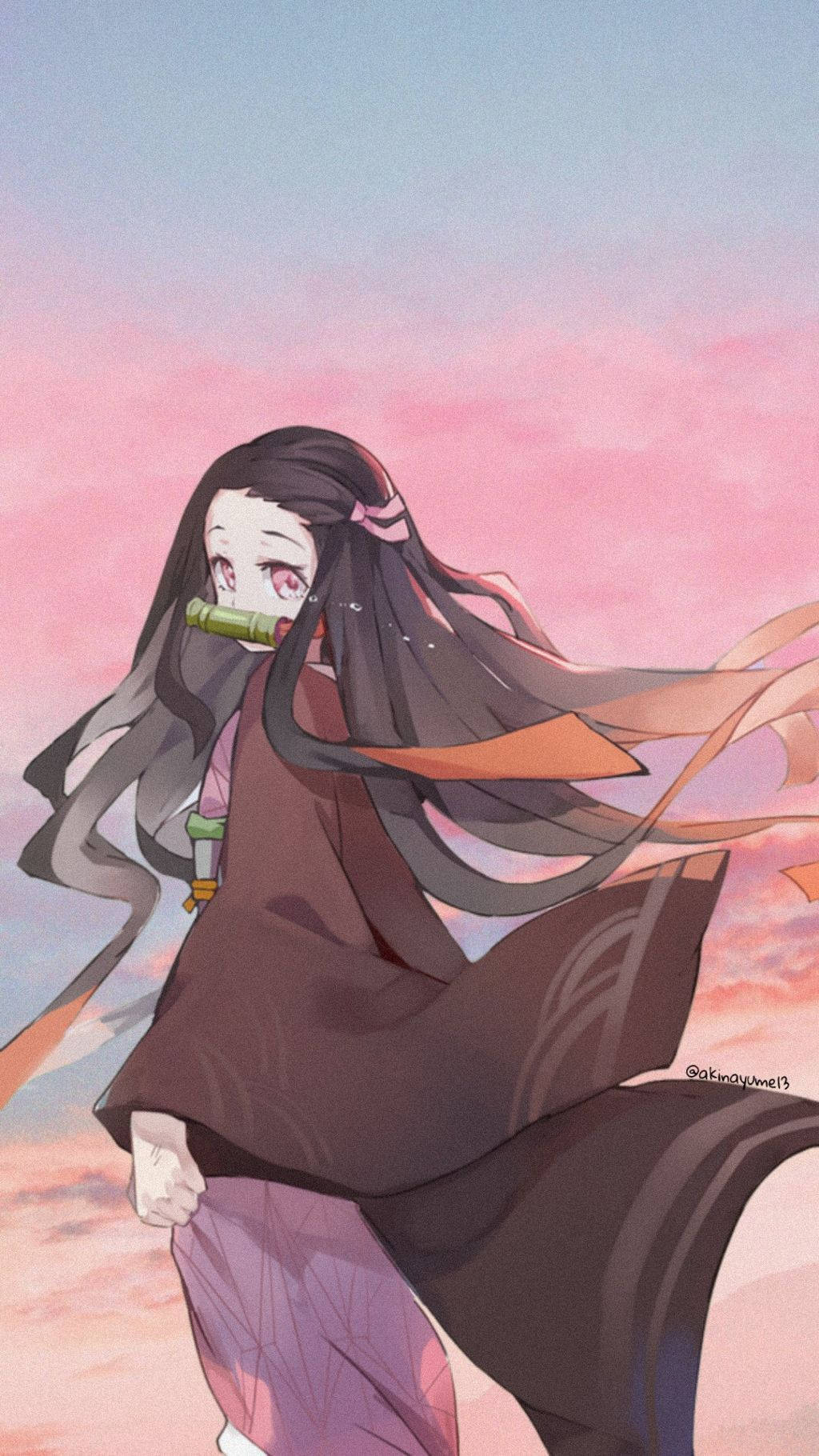 Nezuko Phone Wallpaper