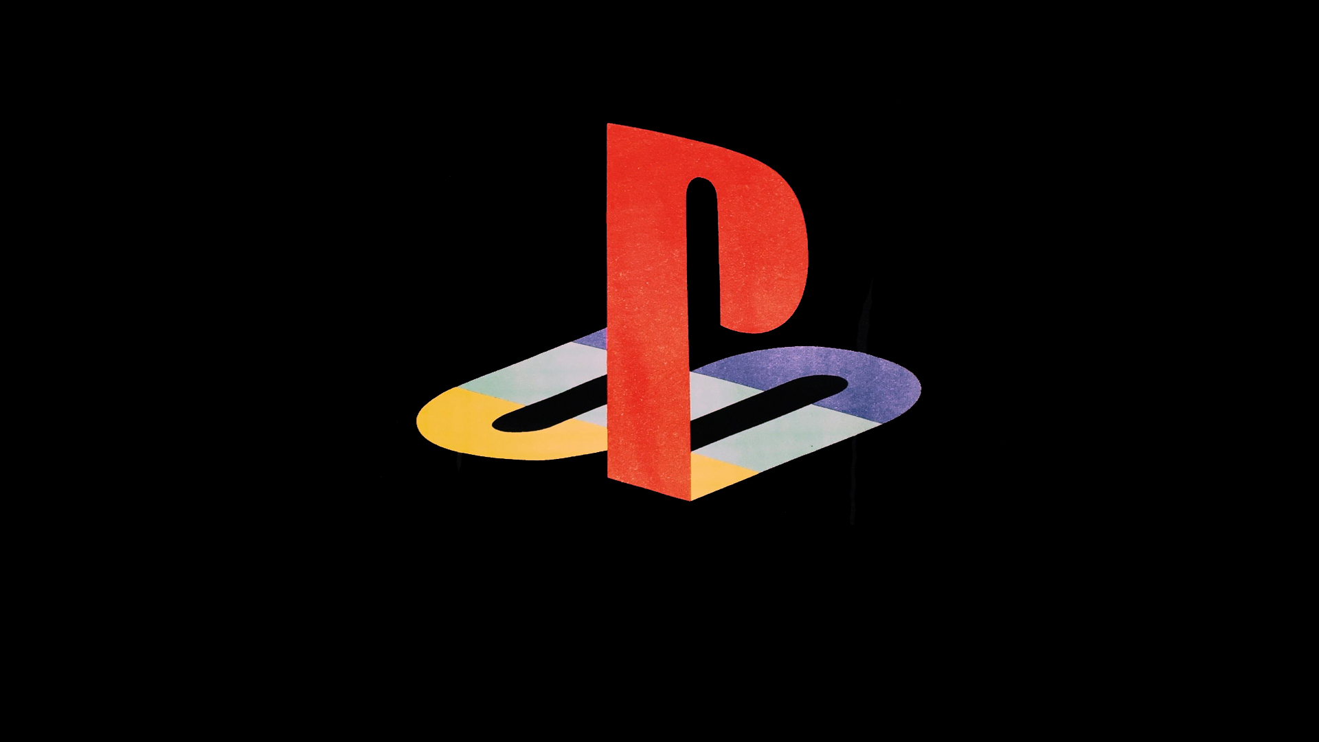 Playstation Psp Sony Simple Minimalism Logo Black Background