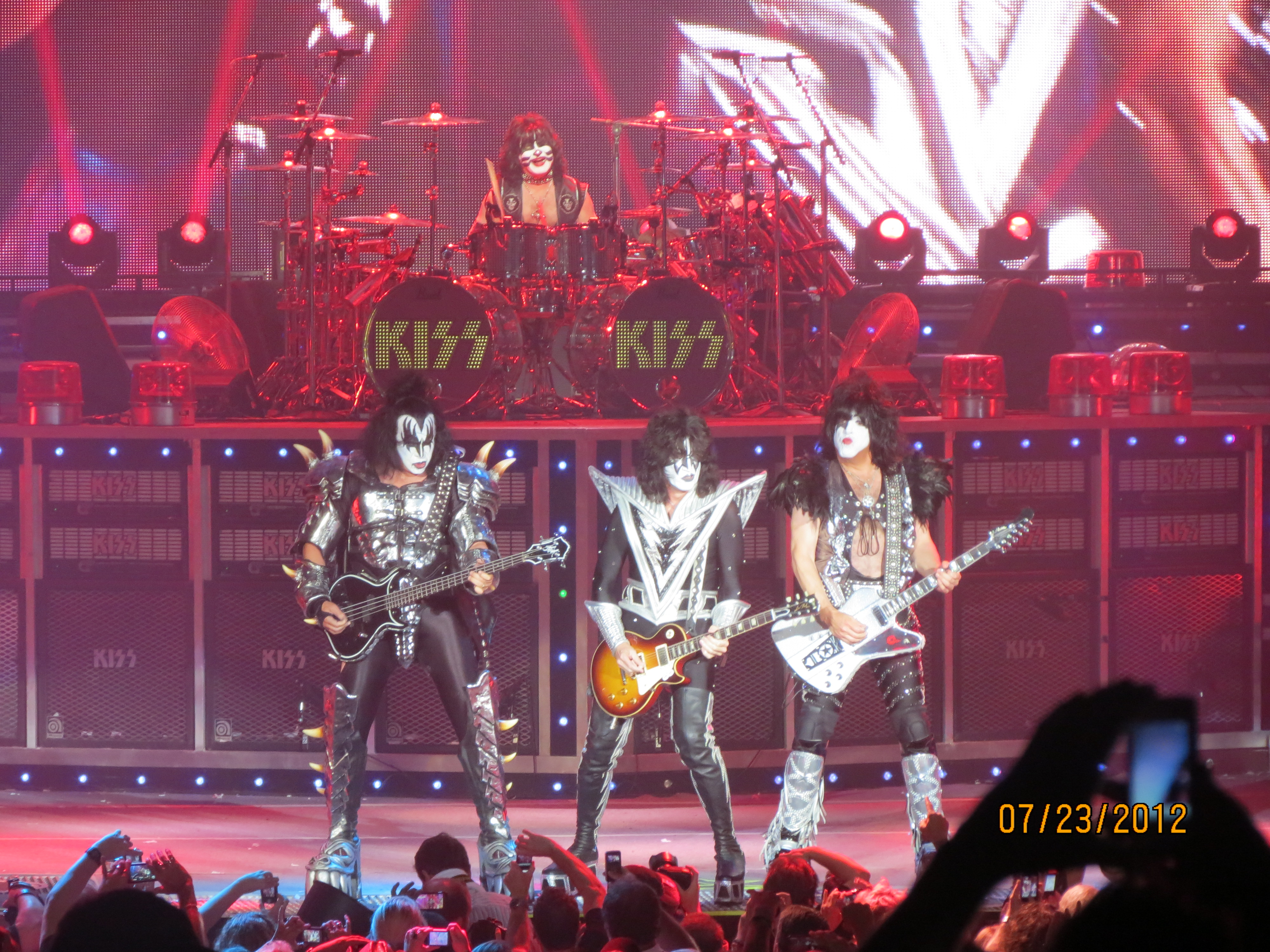 Kiss heavy metal rock bands concert guitar q wallpaper background