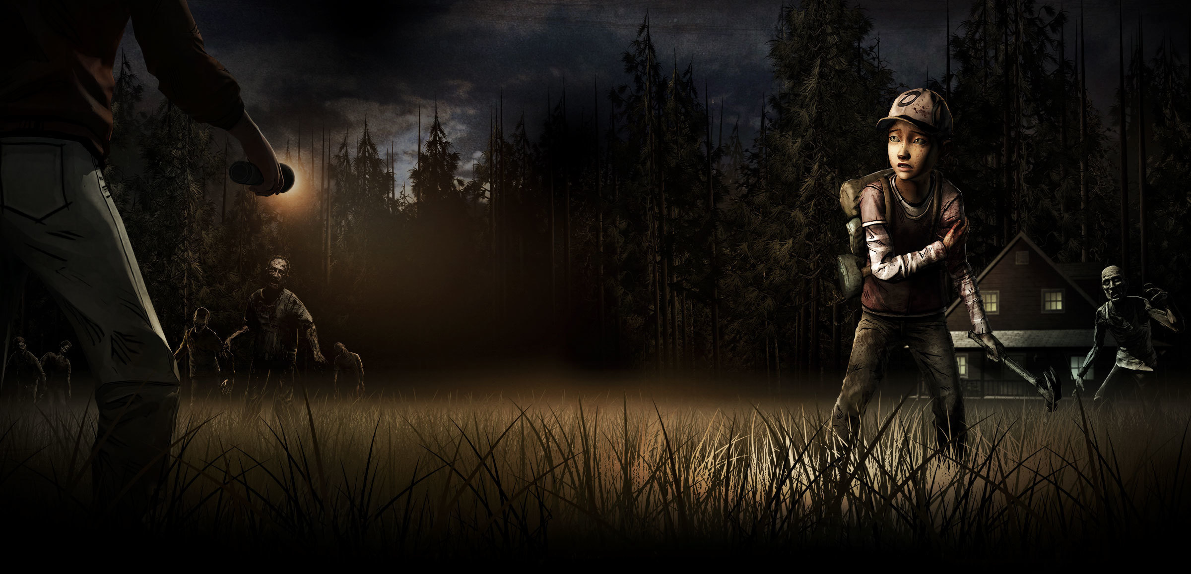 The Walking Dead Season Boy Telltale Games Zombie Field Full HD