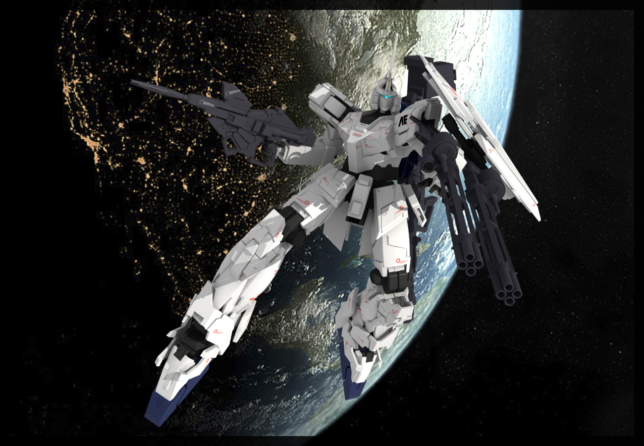 Gundam Unicorn final01 by OpenGL on