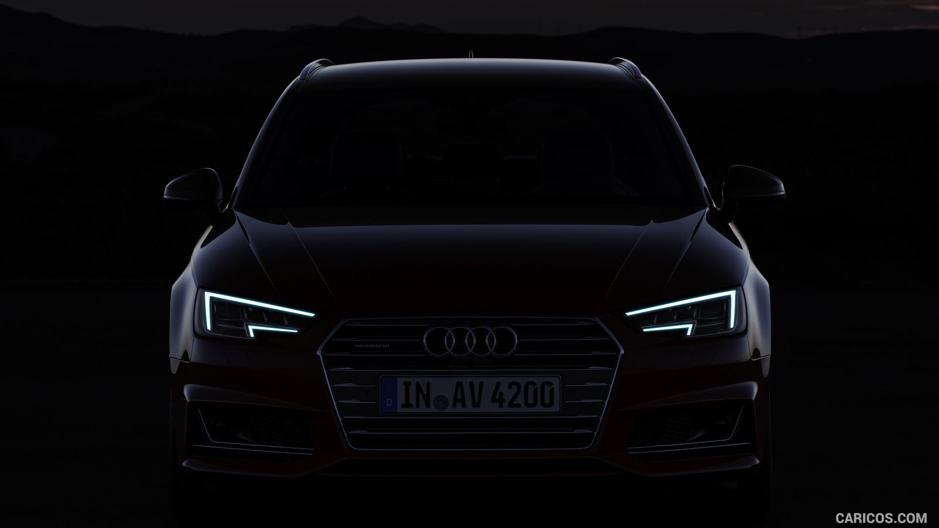 Audi A4 Avant Led Headlights HD Wallpaper