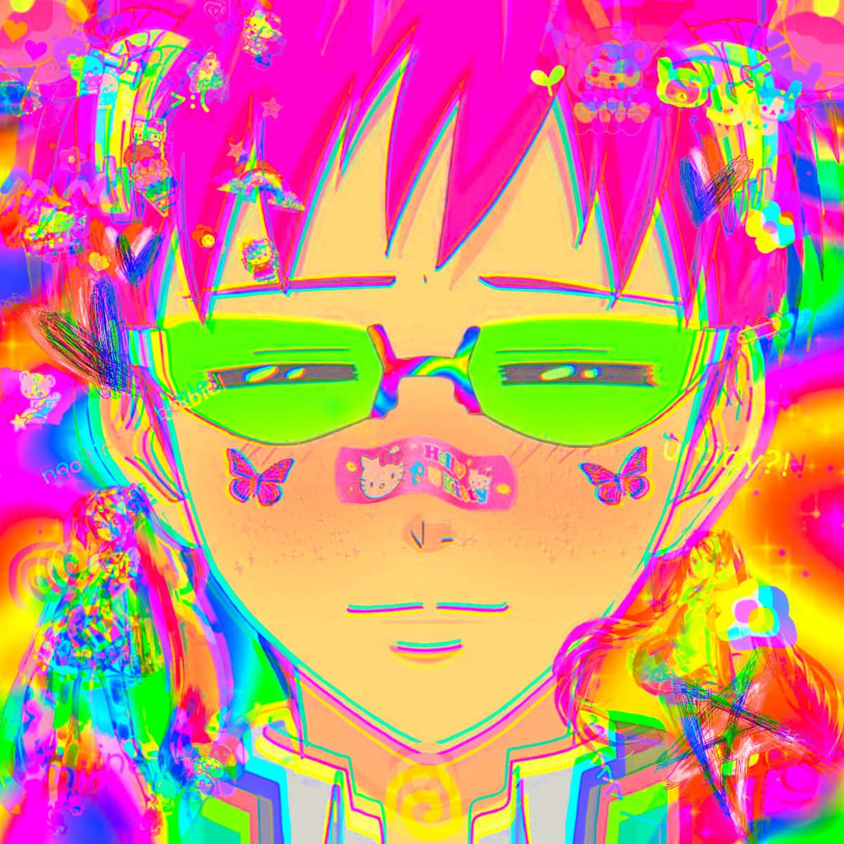 Glitchcore Background Wallpaper