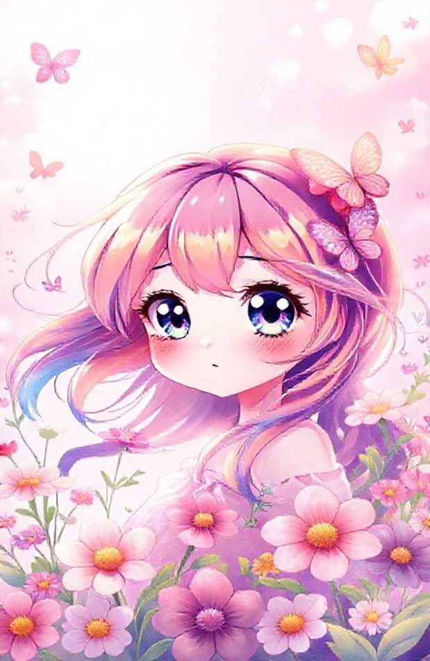 Cute Anime Girl Wallpaper