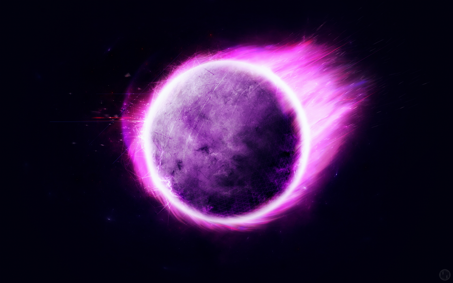 Purple Planet Starry Background Wallpaper Image For Free Download  Pngtree