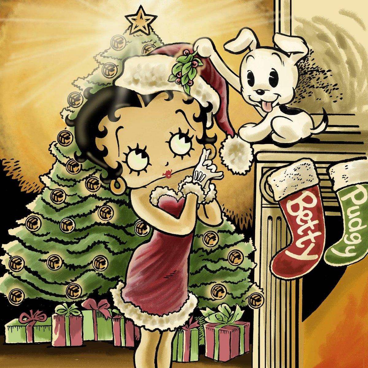 Betty Boop On X Wishing All Who Are Celebrating A Very Merry