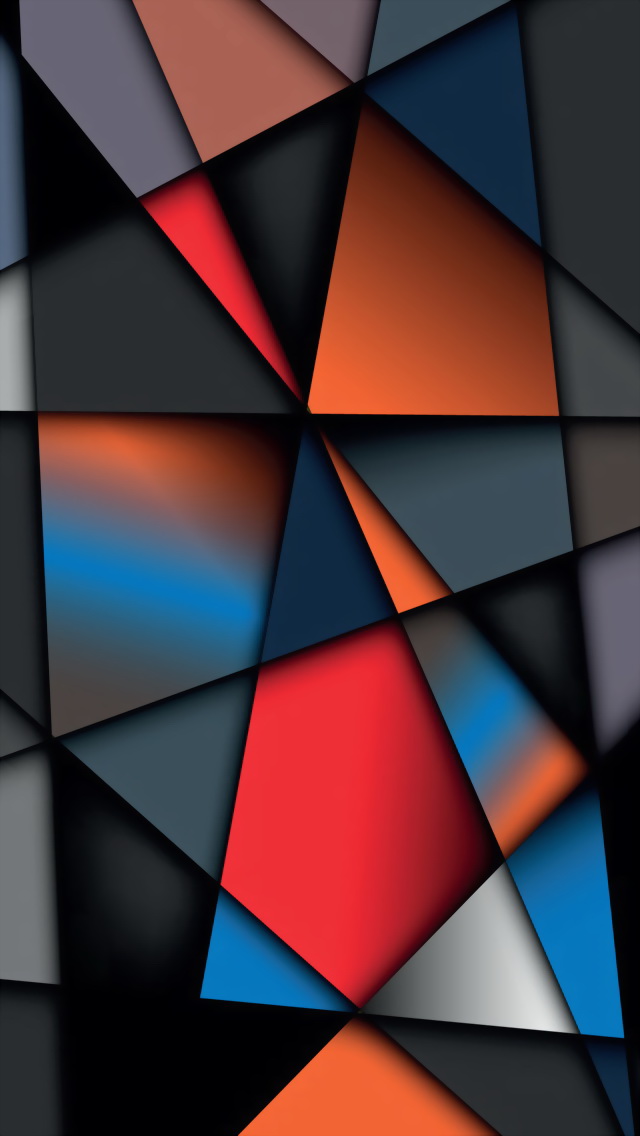 Colorful Geometry The iPhone Wallpaper
