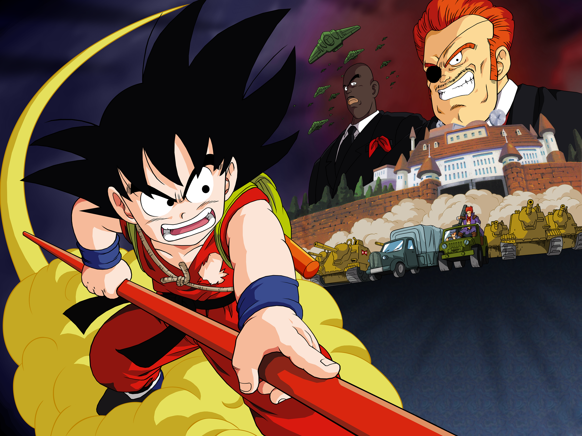 Goku Vs Red Ribbon Army Full HD Fondo De Pantalla And