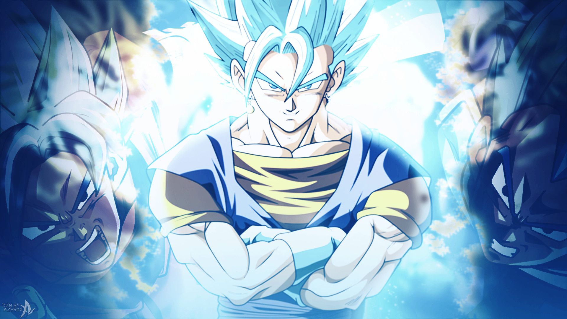 Free: Vegito Super Saiyan Blue By Frost Z-dbtix5j - Vegito Blue