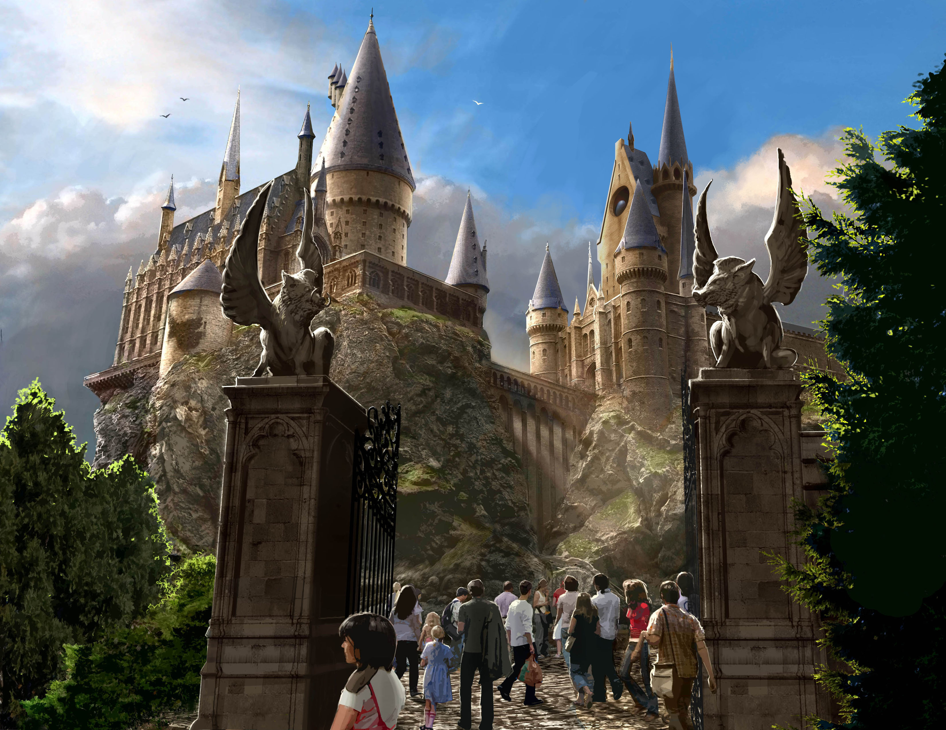 Hogwart S Castle Exterior Wallpaper Click Picture For High