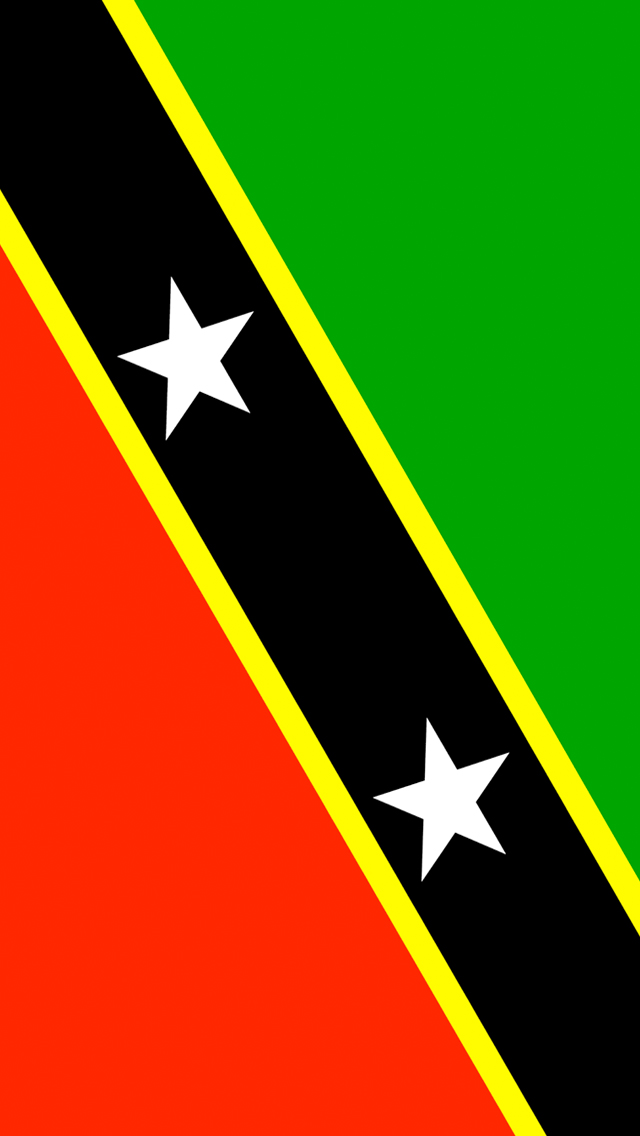 Saint Kitts And Nevis Flag iPhone Wallpaper HD